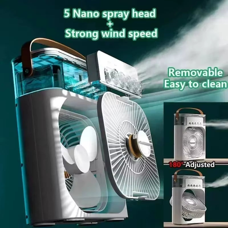 Ventilador AquaBreeze | Agua refrescante y perfumada