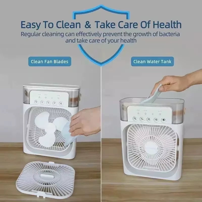 Ventilador AquaBreeze | Agua refrescante y perfumada